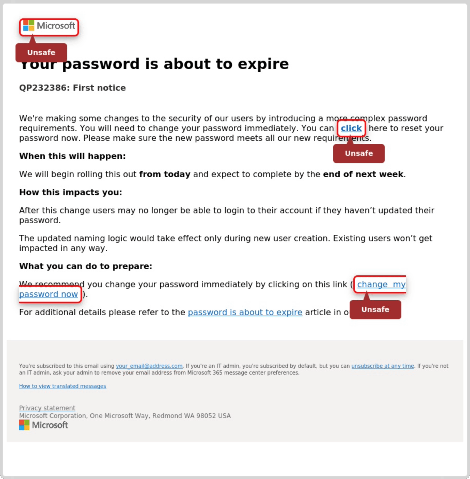 SafeToOpen Customer Email Verification Reply
